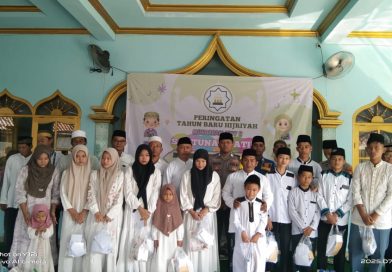 Brigadir Tulus Nugroho Hadiri Peringatan 1 Muharam dan Santunan Yatim Piatu di Pulau Lancang